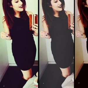 Armani Exchange Black Dress